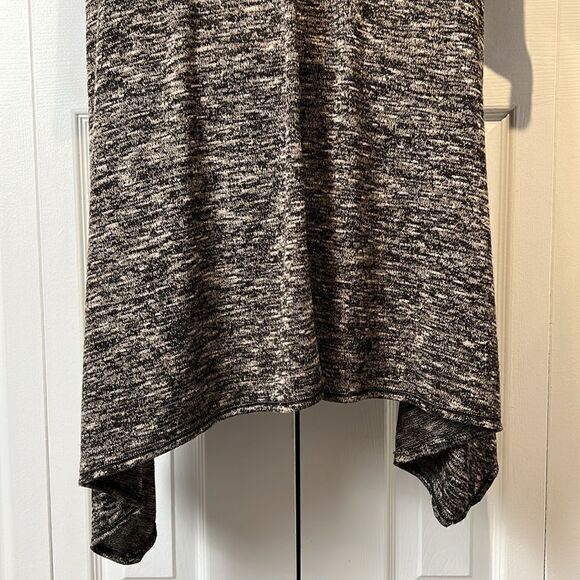 Max Studio Black/Grey/White Heathered Asymmetrical Swing Dress Size M - Picture 11 of 13